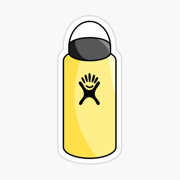 Aperçu de l'œuvre Hydroflask jaune créée et vendue par aubrii.