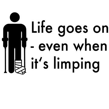 Artwork thumbnail, Life goes on- even when it is limping by Vectorqueen