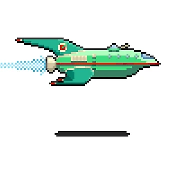 Vorschaubild zum Design Raumschiff von Shy Guy's Pixels