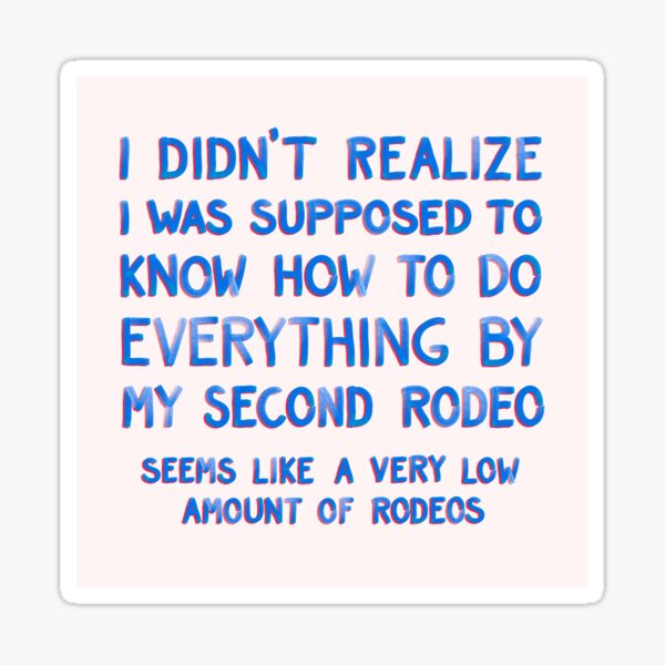 Artikelvorschau, Das ist mein zweites Rodeo entworfen und verkauft von Huge Potato.