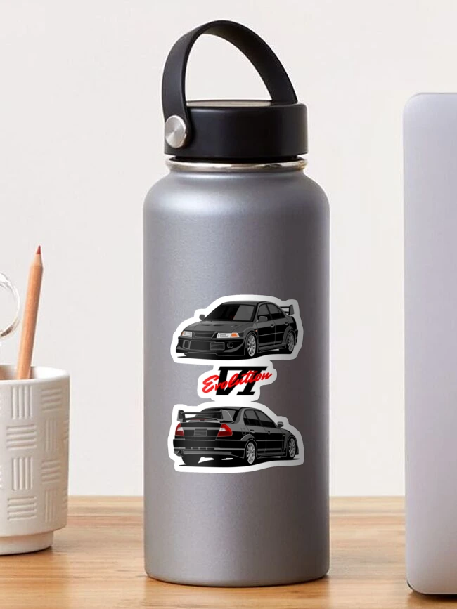 Thumbnail 1 von 3, Sticker, Evo VI "Schwarz" designt und verkauft von God21llaGraphic.