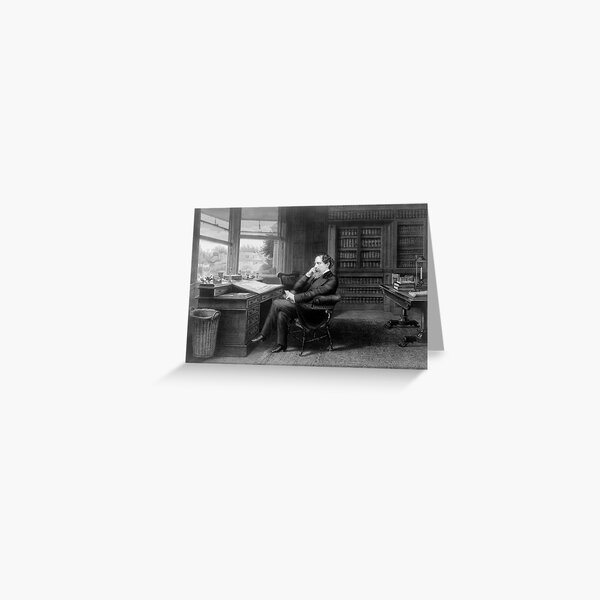 Item preview, Retrato de Charles Dickens en su estudio designed and sold by Vintage Works.