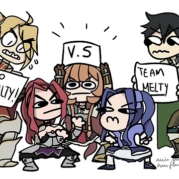 Imagen de la obra Malty vs Melty de vickytea