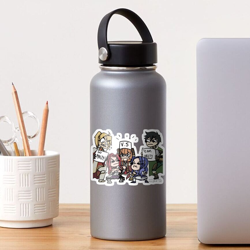 Vista previa del artículo con la obra «Pegatina brillante», diseñado y vendido por vickytea.