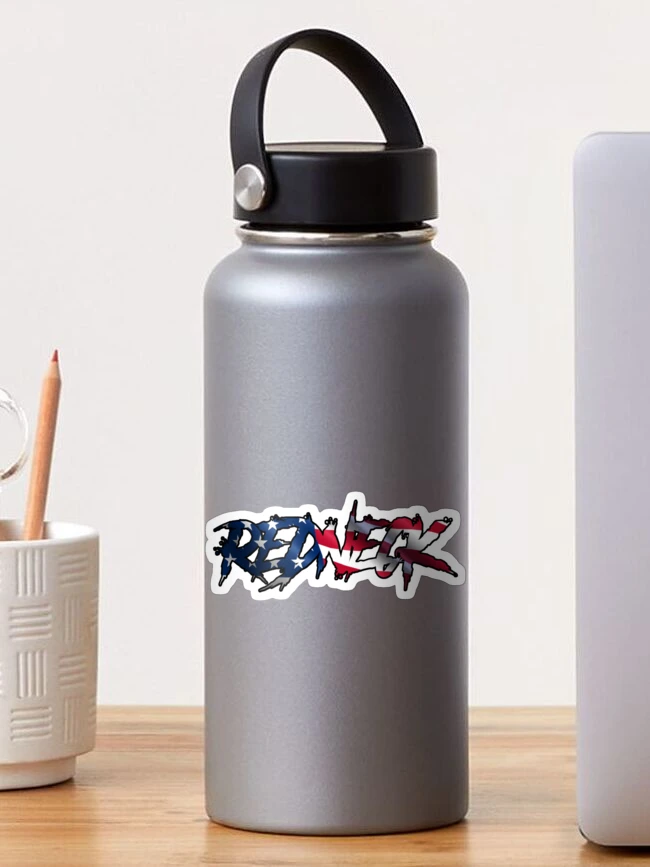 Thumbnail 1 of 3, Sticker, Redneck American Flag designed and sold by deannaburg.