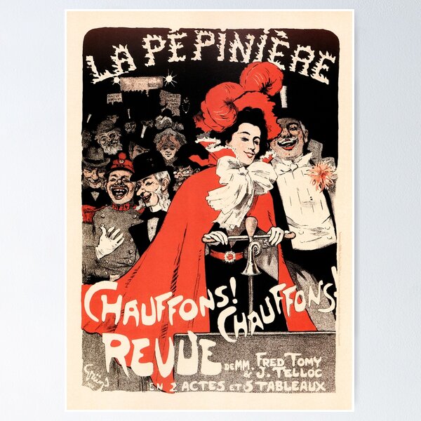 Aperçu de l'œuvre LA PEPINIERE Concert Musical Théâtre Opéra Vintage Français créée et vendue par retroposters.
