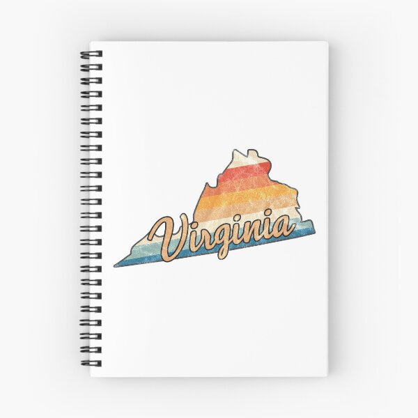 Item preview, Virginia State | Colorful Retro 70s Design designed and sold by PraiseQuotes.