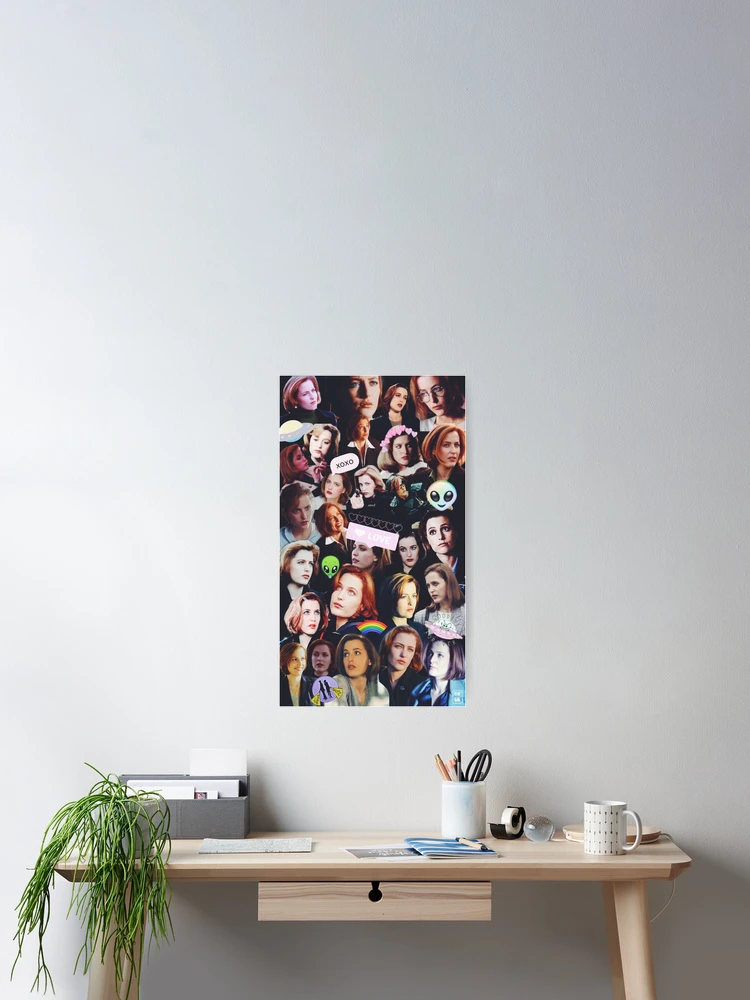 Thumbnail 2 of 3, Poster, Scully collage designed and sold by fanartbygabi | Gabi Veiga.