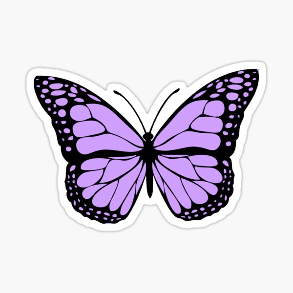 Artikelvorschau, hellvioletter Schmetterling entworfen und verkauft von karestolarczyk.