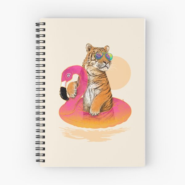 Item preview, Chillin, Flamingo Tiger designed and sold by 38Sunsets.