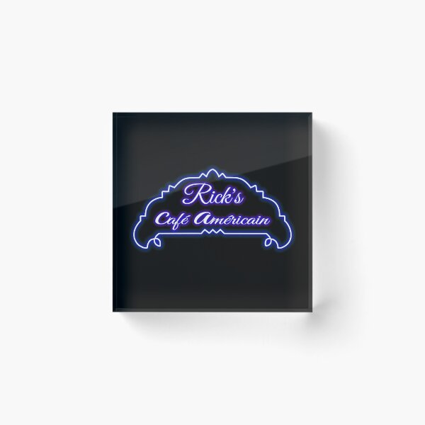 Item preview, Letrero de neón americano de Ricks Cafe designed and sold by MrGekko.