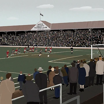 Artwork thumbnail, Meadow Lane - Notts County by LukeWilliamson