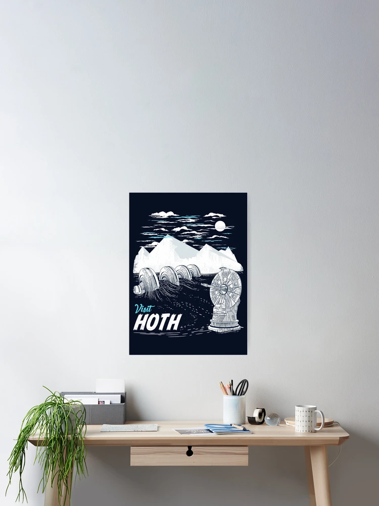 Thumbnail 2 of 3, Poster, Visit Hoth designed and sold by therocketman.