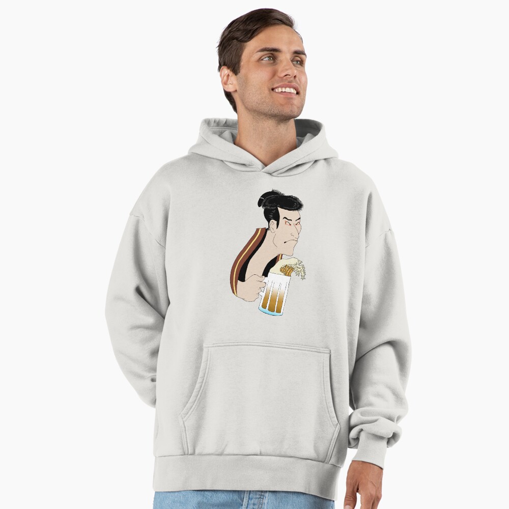 Vista previa del artículo con la obra «Sudadera con capucha oversize prémium», diseñado y vendido por claycomix.