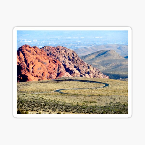 Item preview, Carretera con curvas en el desierto de Nevada designed and sold by Adventure Graphics.