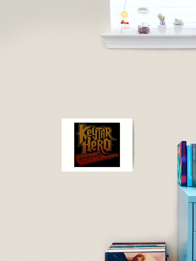 Imagen 2 de 3, Lámina artística con la obra Héroe Keytar, diseñada y vendida por Animatedddition.