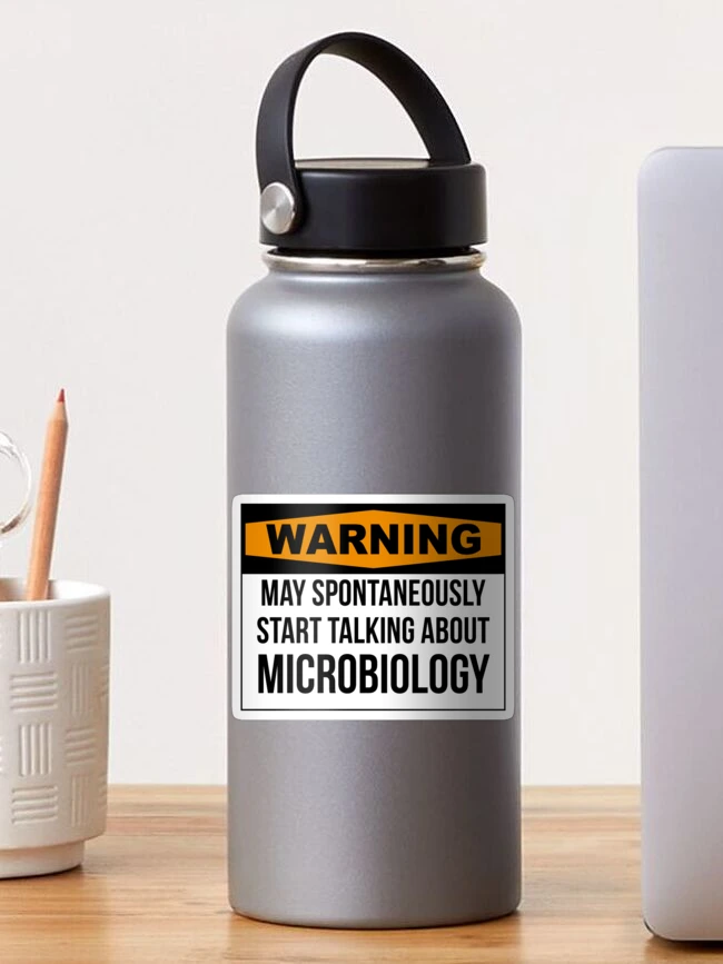 Thumbnail 1 of 3, Sticker, Microbiology designed and sold by silverorlead.