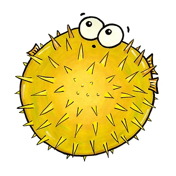 Artwork thumbnail, Barry the Blowfish by Adrienne Body