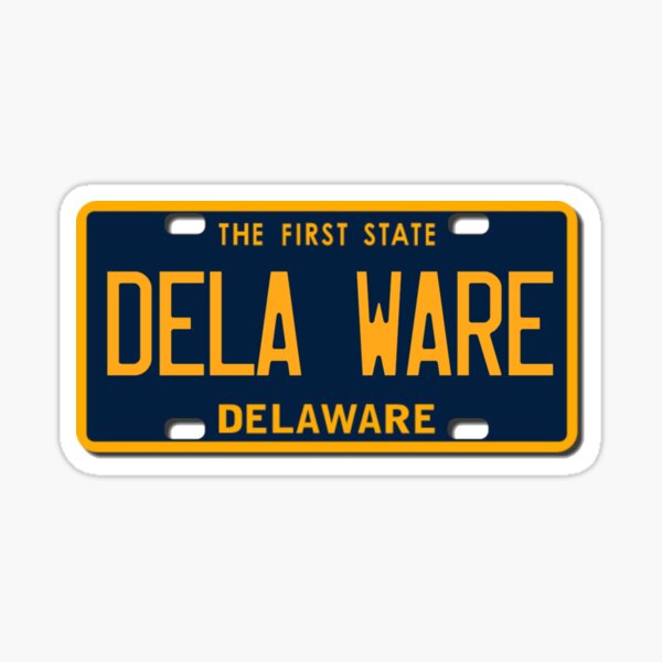 Item preview, matrícula de delaware designed and sold by Regina Donato.