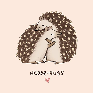 Artwork thumbnail, Hedge-hugs by SophieCorrigan