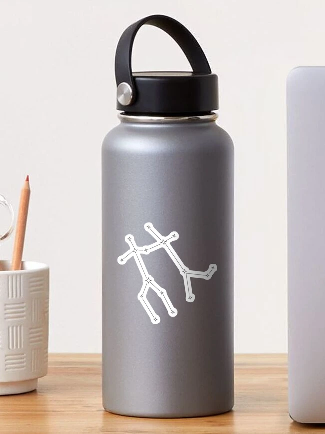 Thumbnail 1 of 3, Sticker, gemini constellation (minimal) designed and sold by belilly.