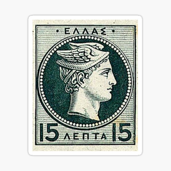 Aperçu de l'œuvre Poste grecque ancienne créée et vendue par BlueSpecsStudio.