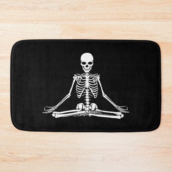 Item preview, Meditating Skeleton designed and sold by Shayli Kipnis.