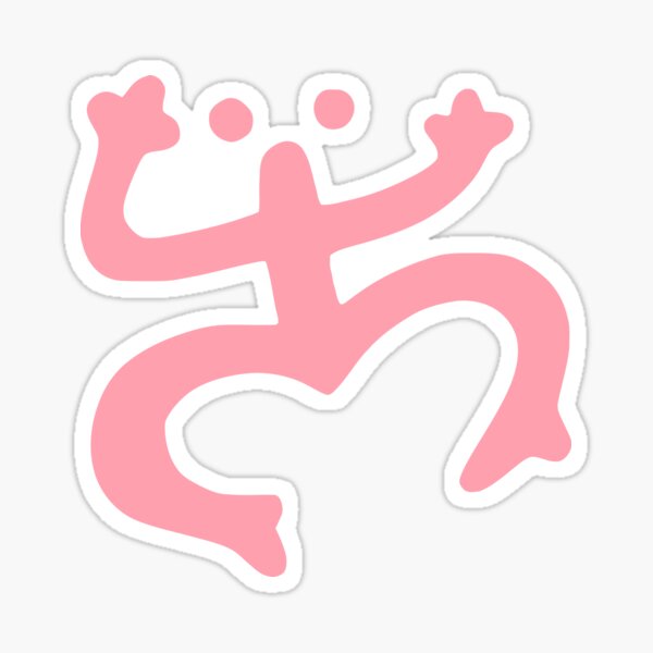 Aperçu de l'œuvre Taino frog pink créée et vendue par crosstheline.