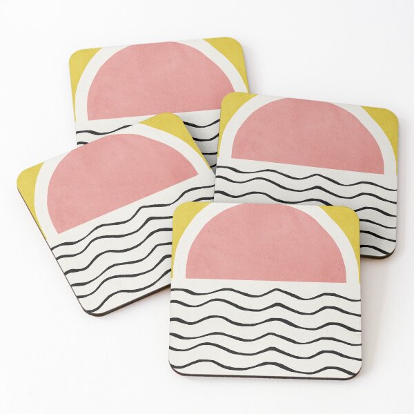 Item preview, Sunset, Abstract, Mid century modern kids wall art, Nursery room designed and sold by juliaemelian.