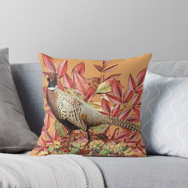 Item preview, Ediemagic Early Autumn with leaves & pheasant  designed and sold by Ediemagic.