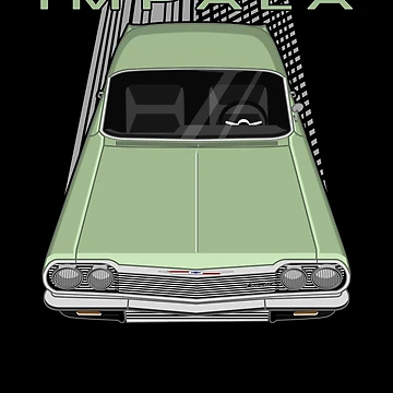 Aperçu de l'œuvre Chevrolet Impala SS 1964 - meadow green de V8social