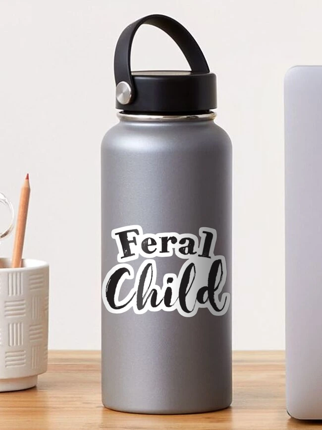 Thumbnail 1 of 3, Sticker, FERAL CHILD designed and sold by jazzydevil.