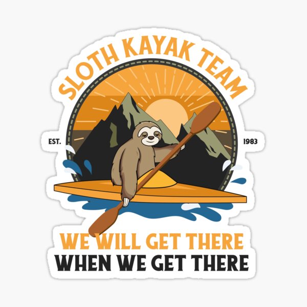 Aperçu de l'œuvre Kayak paresseux, équipe de kayak paresseux créée et vendue par Space Fox.