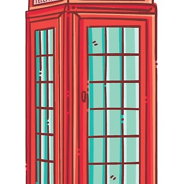 Vorschaubild zum Design Rote Telefonzelle mit London-Motiv von RipDesigns
