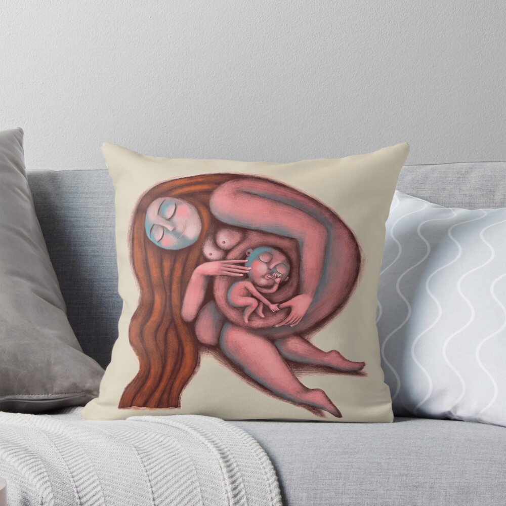 Item preview, Throw Pillow designed and sold by manumella.