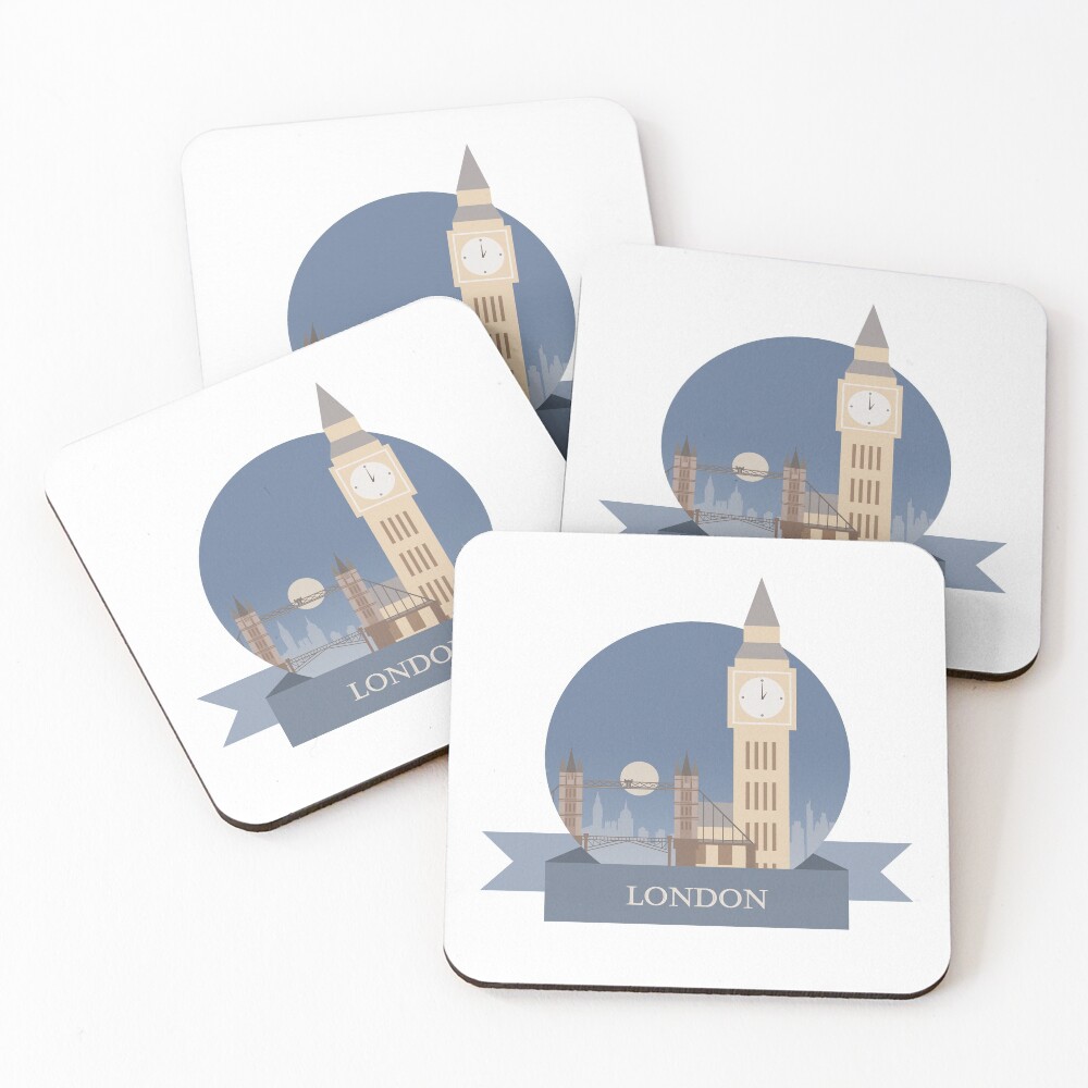 Item preview, Coasters (Set of 4) designed and sold by FunnyGrief.