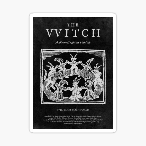 Aperçu de l'œuvre Affiche du film The Witch Black Phillip Thomasin VVitch créée et vendue par IdlyBlue.