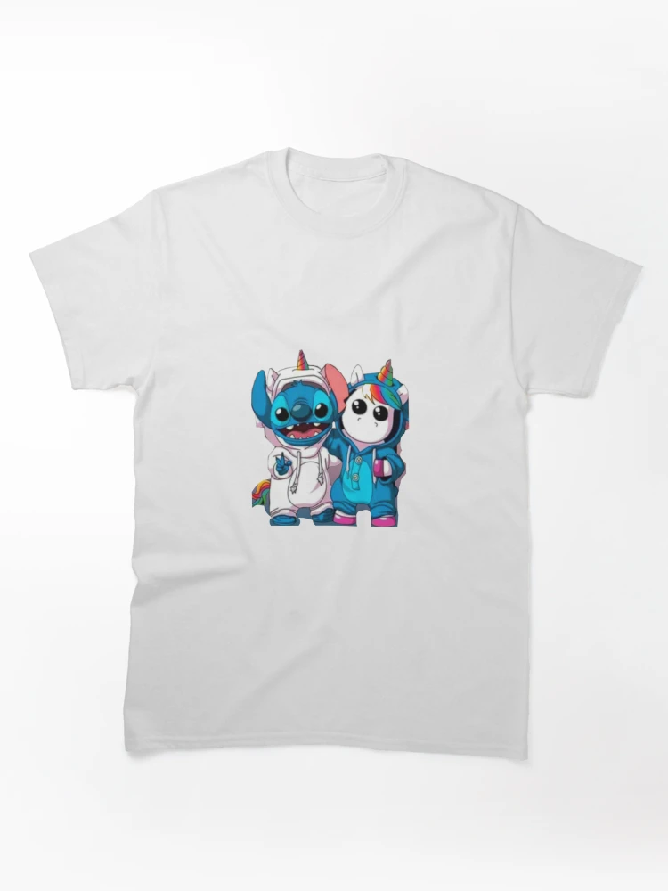 Imagen 1 de 7, Camiseta clásica con la obra puntada de unicornio, diseñada y vendida por Seven Store.