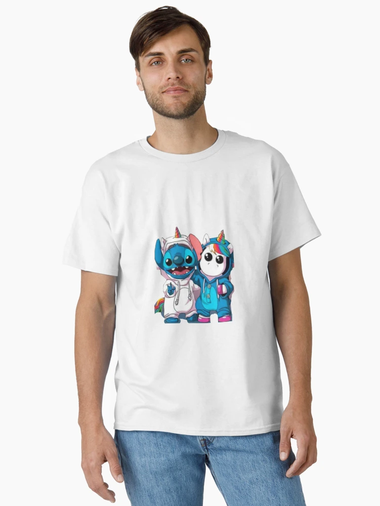 Imagen 2 de 7, Camiseta clásica con la obra puntada de unicornio, diseñada y vendida por Seven Store.