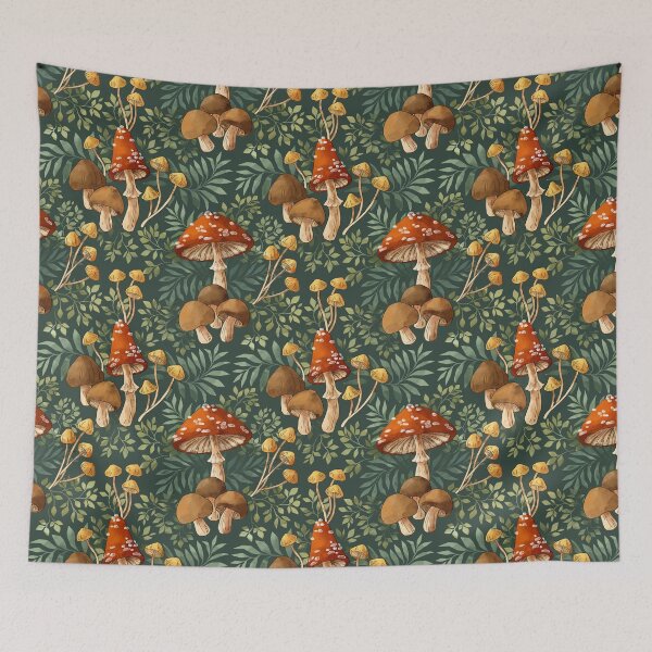Item preview, Woodland Mushroom Spray designed and sold by ChasingBirds.