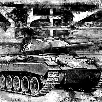 Artwork thumbnail, M24 Chaffee by deathdagger