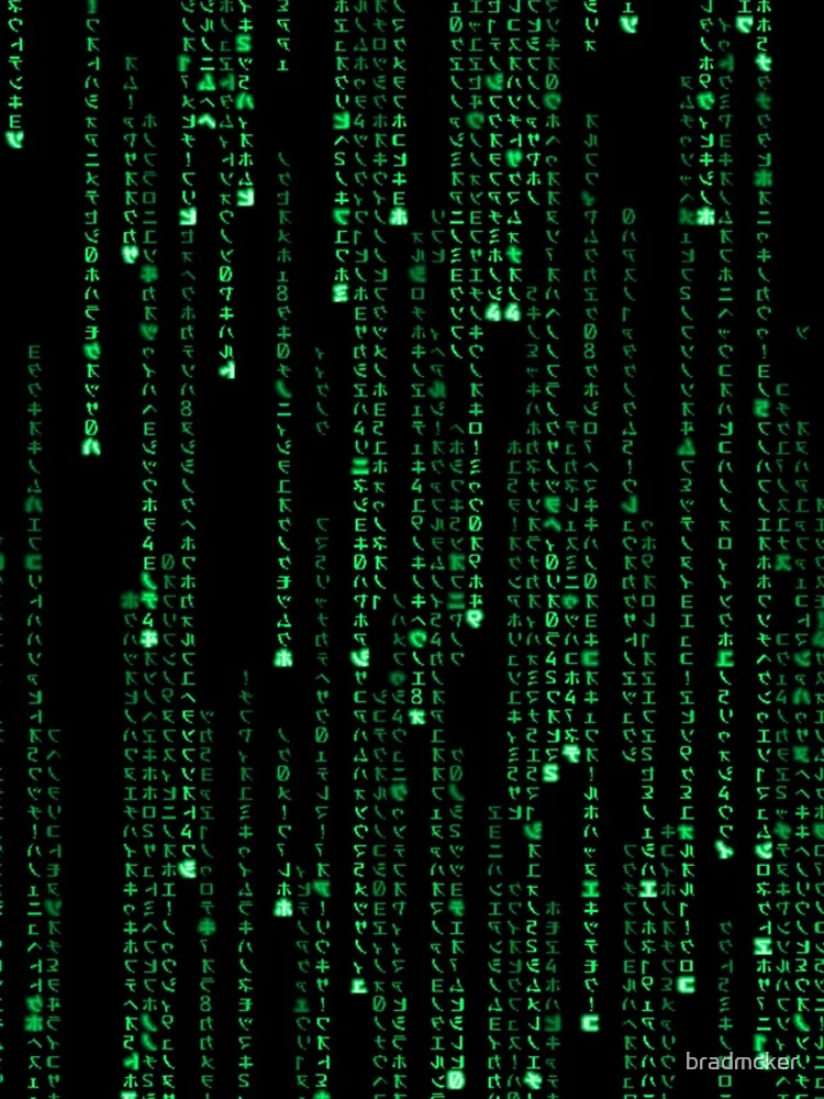Thumbnail 4 of 4, iPhone Case, Matrix Code designed and sold by bradmcker.