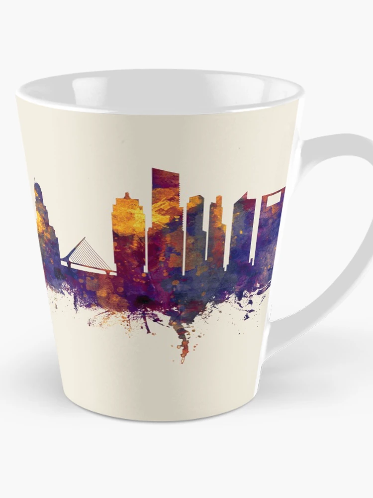 Aperçu 1 sur 4. Mug à café avec l'œuvre Buenos Aires Argentina Skyline créée et vendue par ArtPrints.