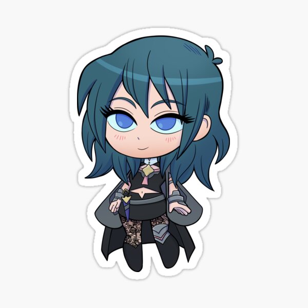 Aperçu de l'œuvre Byleth (F!Byleth) - Fire Emblem Three Houses - Chibi mignonne créée et vendue par kickgirl.
