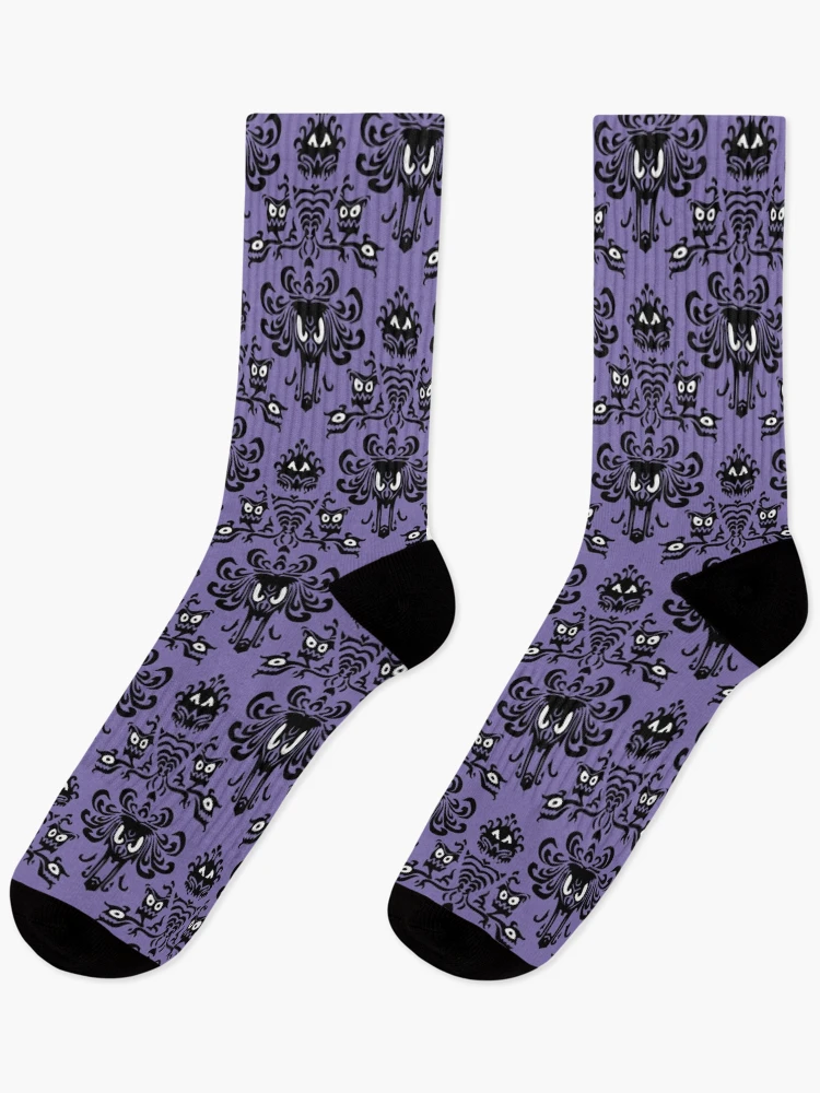 Thumbnail 1 von 5, Socken, Haunted Mansion Hintergrund designt und verkauft von mainstreetmerch.