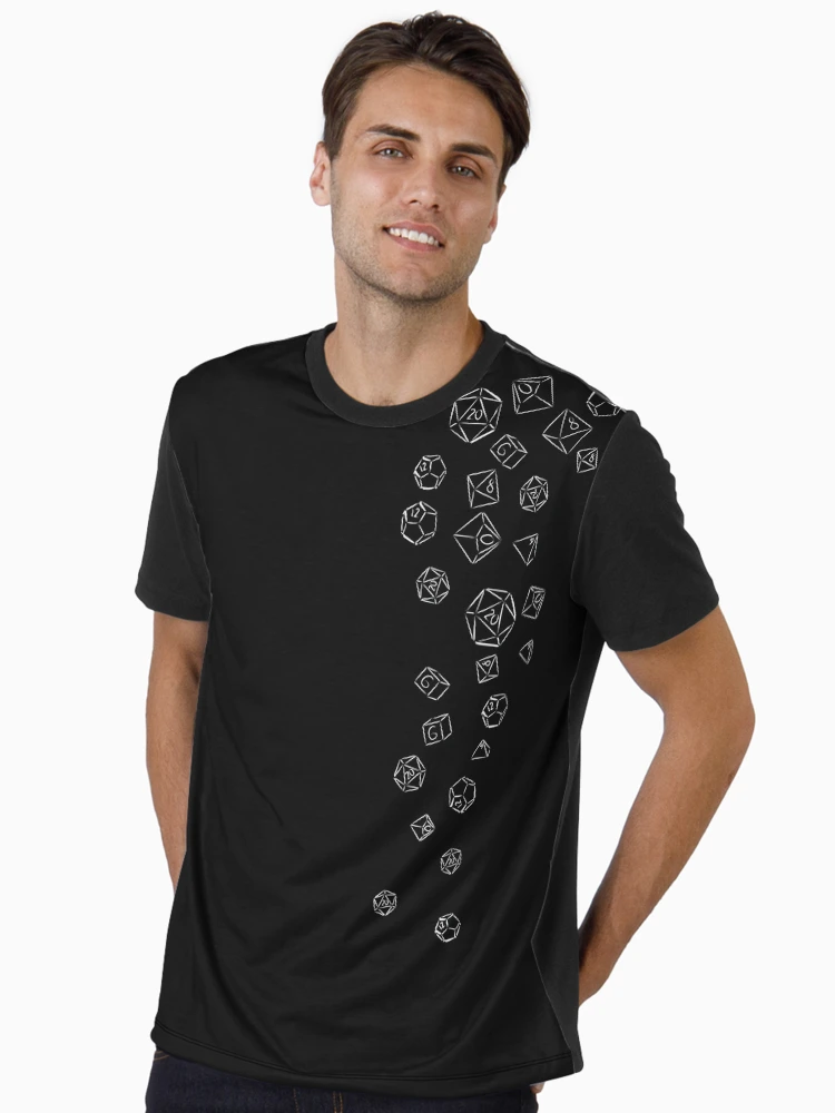 Aperçu 2 sur 4. T-shirt graphique avec l'œuvre parfait sur n'importe quel dessus de table. Ressemble mieux aux couleurs sombres. créée et vendue par nicegnome.