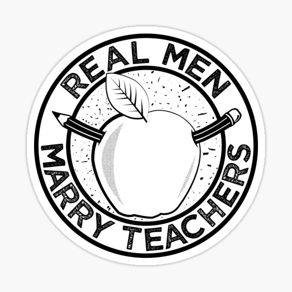 Item preview, Los hombres de verdad se casan con docentes Esposo de maestros divertidos designed and sold by inkedtee.