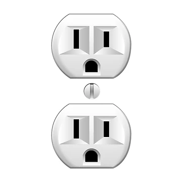Artwork thumbnail, Electric Plug Wall Outlet by Garaga