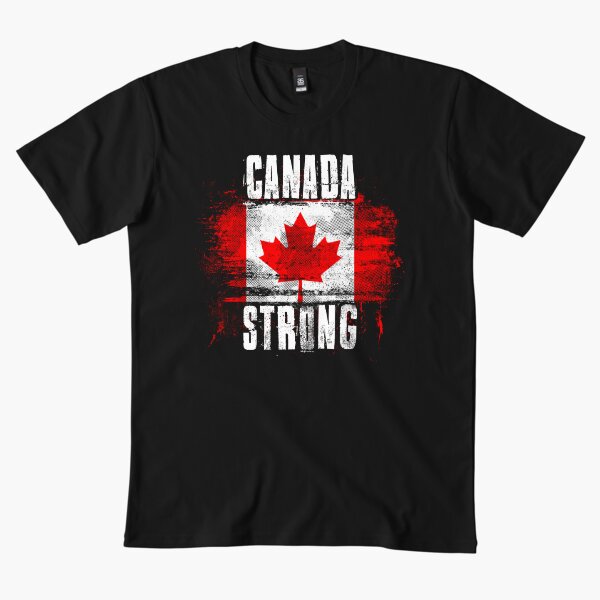 Item preview, Bandera de graffiti angustiado fuerte de Canadá designed and sold by ockshirts.
