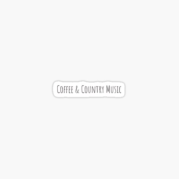 Artikelvorschau, Kaffee und Countrymusik entworfen und verkauft von Magnolia Designs .